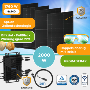 Balkonkraftwerk 2000Watt